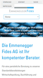 Mobile Screenshot of emmenegger-fides.ch